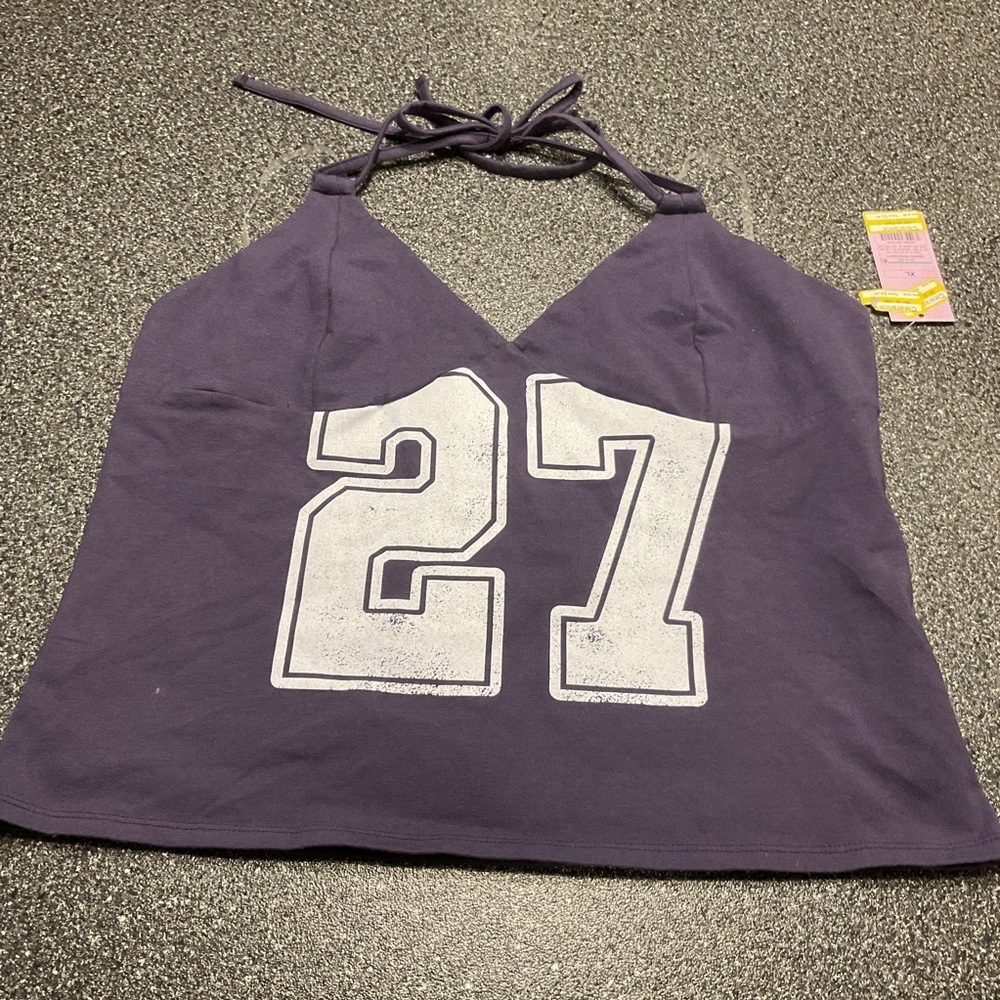 NWT Wild Fable Graphite Purple Halter Top XL - Picture 3 of 6